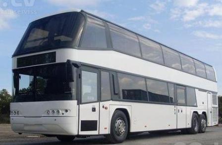 Divstāvu autobusa noma Bauskā 67 69 70 72 75 sēdvietas